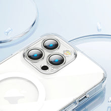 Заредете изображение във визуализатора на галерията – Joyroom 14D Magnetic Case Magnetic Case for iPhone 14 Compatible with MagSafe transparent (JR-14D5) - TopMag
