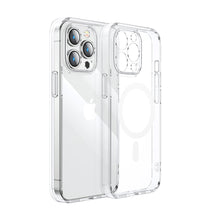 Заредете изображение във визуализатора на галерията – Joyroom 14D Magnetic Case Magnetic Case for iPhone 14 Plus Compatible with MagSafe transparent (JR-14D7) - TopMag
