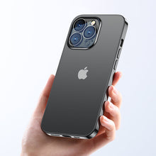 Заредете изображение във визуализатора на галерията – Joyroom 14Q Case for iPhone 14 cover with metallic frame black (JR-14Q1-black) - TopMag
