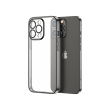 Заредете изображение във визуализатора на галерията – Joyroom 14Q Case for iPhone 14 cover with metallic frame black (JR-14Q1-black) - TopMag
