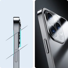 Заредете изображение във визуализатора на галерията – Joyroom 14Q Case for iPhone 14 cover with metallic frame black (JR-14Q1-black) - TopMag
