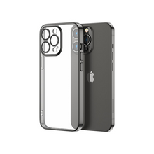 Заредете изображение във визуализатора на галерията – Joyroom 14Q Case for iPhone 14 Pro Cover with metallic frame black (JR-14Q2-black) - TopMag
