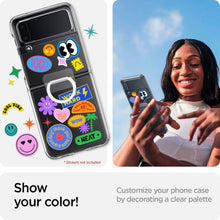 Заредете изображение във визуализатора на галерията – Spigen THIN FIT RING GALAXY WITH FLIP 4 CRYSTAL CLEAR - TopMag
