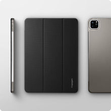 Заредете изображение във визуализатора на галерията – Spigen LIQUID AIR FOLIO IPAD PRO 12.9 2021 BLACK

