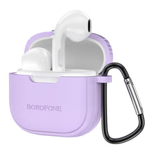Заредете изображение във визуализатора на галерията – Borofone TWS Bluetooth Earphones BW29 Charm Purple
