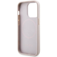 Заредете изображение във визуализатора на галерията – Guess GUHMP14XP4RPSP iPhone 14 Pro Max 6.7" pink/pink hardcase 4G Printed Stripes MagSafe
