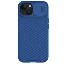 Заредете изображение във визуализатора на галерията – Nillkin CamShield Pro PC+TPU Case for Iphone 15 Plus blue
