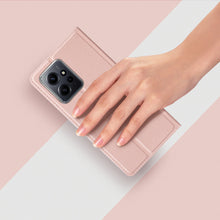 Заредете изображение във визуализатора на галерията – Dux Ducis Skin Pro Case for Xiaomi Redmi Note 12 Flip Card Wallet Stand Pink
