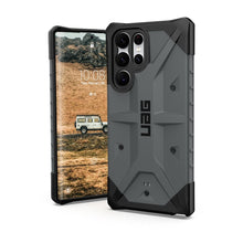 Заредете изображение във визуализатора на галерията – ( uag ) urban armor gear pathfinder case for samsung galaxy s22 ultra 5g silver - TopMag

