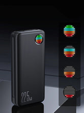 Заредете изображение във визуализатора на галерията – Joyroom 20000mAh 22.5W power bank with built-in USB-C/ Lightning cables (JR-L015) - black
