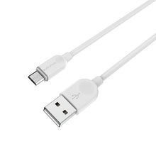 Заредете изображение във визуализатора на галерията – Borofone Cable BX14 LinkJet - USB to Micro USB - 2,4A 1 metre white
