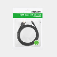 Заредете изображение във визуализатора на галерията – Ugreen HD127 micro HDMI - HDMI 2.0 cable 1 m - black
