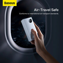 Заредете изображение във визуализатора на галерията – Baseus Adaman2 power bank with digital display 2x USB-A / 1x USB-C 10000mAh 30W - white
