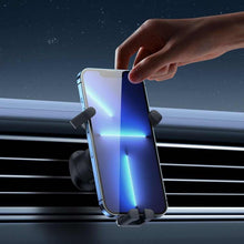 Заредете изображение във визуализатора на галерията – Baseus car holder to air vent stable gravitational black suwx000001 - TopMag
