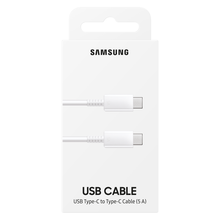 Заредете изображение във визуализатора на галерията – USB C cable 480Mbps 5A 1m Samsung EP-DN975BWEGWW - white
