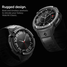 Заредете изображение във визуализатора на галерията – Spigen RUGGED ARMOR "PRO" GALAXY Watch 6 CLASSIC (47MM) MATTE BLACK
