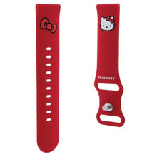 Заредете изображение във визуализатора на галерията – Hello Kitty Silicone Kitty Head strap universal 22mm - red
