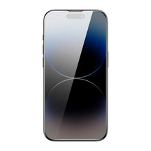 Заредете изображение във визуализатора на галерията – Baseus Privacy Tempered Glass For iPhone 14 Pro Max Full Screen 0.4mm Privacy Filter Anti Spy + Mounting Kit

