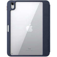 Заредете изображение във визуализатора на галерията – Nillkin Bevel Leather Case for iPad 10.9'' 2022 (10 gen.) smart cover cover with flip stand blue
