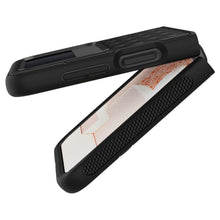 Заредете изображение във визуализатора на галерията – CASEOLOGY PARALLAX GALAXY WITH FLIP 4 MATTE BLACK
