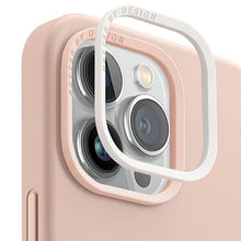 Заредете изображение във визуализатора на галерията – Uniq case Lino Hue iPhone 14 6.1" Magclick Charging pink/blush pink
