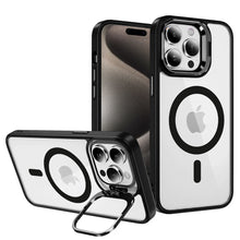 Заредете изображение във визуализатора на галерията – Tel Protect Kickstand Magsafe Case for Iphone 15 Pro Max black
