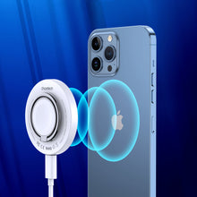 Заредете изображение във визуализатора на галерията – MagSafe Choetech T603-F inductive charger with holder - white
