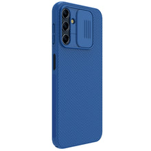 Заредете изображение във визуализатора на галерията – Nillkin CamShield Case for Samsung Galaxy A14 5G / Galaxy A14 cover with camera cover blue
