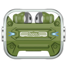 Заредете изображение във визуализатора на галерията – HOCO wireless bluetooth headset TWS EW55 Trendy True army green
