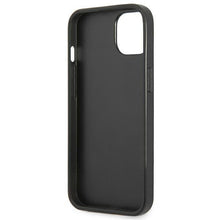 Заредете изображение във визуализатора на галерията – Guess GUHCP13SP4TPK iPhone 13 mini 5.4" black/black hardcase 4G Triangle Logo Cardslot
