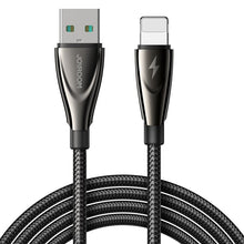 Заредете изображение във визуализатора на галерията – Joyroom Pioneer Series SA31-AL3 USB-A / Lightning 3A Cable 1.2m - Black
