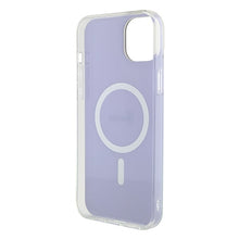 Заредете изображение във визуализатора на галерията – Original Case GUESS IML Iridescent Magsafe hardcase GUHMP15SHITSU for Iphone 15 purple
