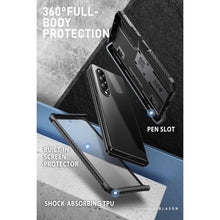 Заредете изображение във визуализатора на галерията – Supcase IBLSN ARMORBOX GALAXY WITH FOLD 4 BLACK - TopMag
