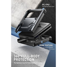 Заредете изображение във визуализатора на галерията – Supcase IBLSN ARMORBOX GALAXY WITH FLIP 4 BLACK - TopMag
