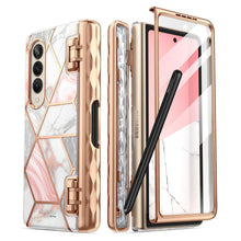 Заредете изображение във визуализатора на галерията – Supcase COSMO PEN GALAXY WITH FOLD 4 MARBLE - TopMag
