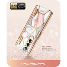Заредете изображение във визуализатора на галерията – Supcase COSMO PEN GALAXY WITH FOLD 4 MARBLE - TopMag
