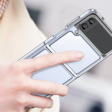 Заредете изображение във визуализатора на галерията – Outer Space Case for Samsung Galaxy Z Flip 3 cover with a flexible frame blue
