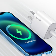 Заредете изображение във визуализатора на галерията – Joyroom Fast USB Type C PD Charger 20W CN Plug White (L-P201)
