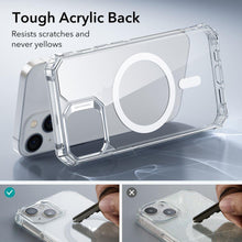 Заредете изображение във визуализатора на галерията – ESR AIR ARMOR HALOLOCK MAGSAFE IPHONE 13/14 CLEAR - TopMag
