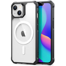 Заредете изображение във визуализатора на галерията – ESR AIR ARMOR HALOLOCK MAGSAFE IPHONE 13/14 CLEAR / BLACK - TopMag
