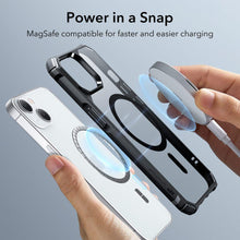 Заредете изображение във визуализатора на галерията – ESR AIR ARMOR HALOLOCK MAGSAFE IPHONE 13/14 CLEAR / BLACK - TopMag
