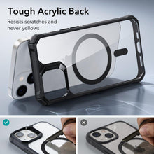Заредете изображение във визуализатора на галерията – ESR AIR ARMOR HALOLOCK MAGSAFE IPHONE 13/14 CLEAR / BLACK - TopMag
