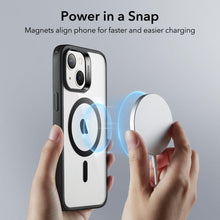 Заредете изображение във визуализатора на галерията – ESR CH HALOLOCK MAGSAFE IPHONE 14 Plus CLEAR / BLACK - TopMag
