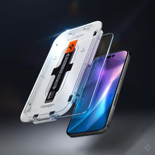Заредете изображение във визуализатора на галерията – TEMPERED GLASS Spigen GLAS.TR "EZ FIT" 2-PACK IPHONE 14 PRO CLEAR - TopMag

