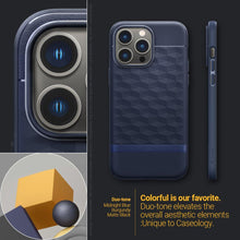 Заредете изображение във визуализатора на галерията – CASEOLOGY PARALLAX MAG MAGSAFE IPHONE 14 PRO MAX MIDNIGHT BLUE - TopMag
