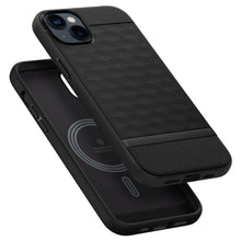 Заредете изображение във визуализатора на галерията – CASEOLOGY PARALLAX MAG MAGSAFE IPHONE 14 MATTE BLACK - TopMag
