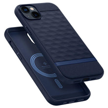 Заредете изображение във визуализатора на галерията – CASEOLOGY PARALLAX MAG MAGSAFE IPHONE 14 MIDNIGHT BLUE - TopMag
