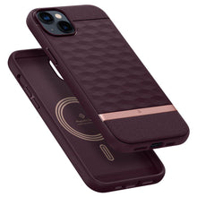 Заредете изображение във визуализатора на галерията – CASEOLOGY PARALLAX MAG MAGSAFE IPHONE 14 BURGUNDY - TopMag
