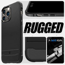 Заредете изображение във визуализатора на галерията – Spigen RUGGED ARMOR MAG MAGSAFE IPHONE 14 PRO MAX MATTE BLACK - TopMag

