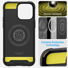 Заредете изображение във визуализатора на галерията – Spigen RUGGED ARMOR MAG MAGSAFE IPHONE 14 PRO MAX MATTE BLACK - TopMag
